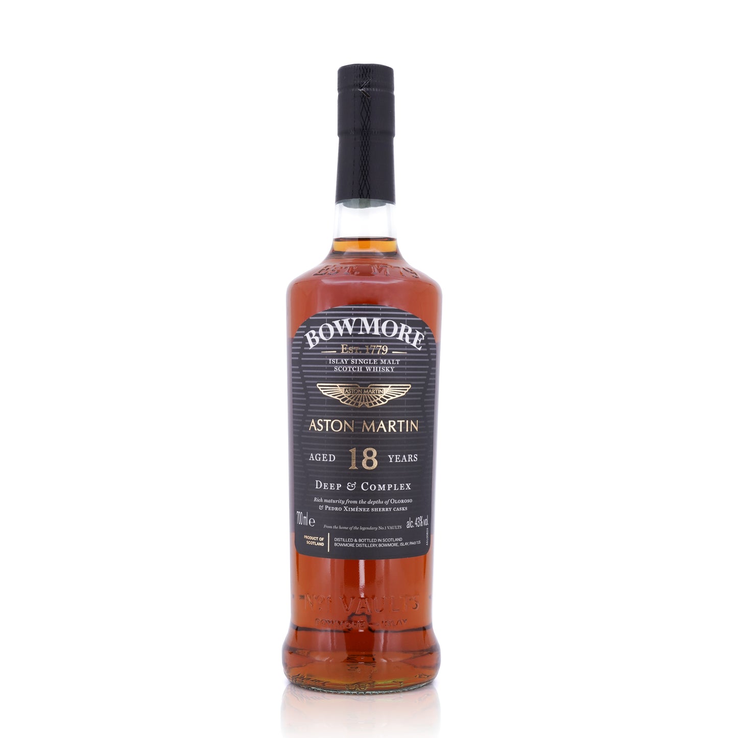 Bowmore 18 Years Old Deep & Complex Aston Martin Edition No.9 43% 700ml(With Box)