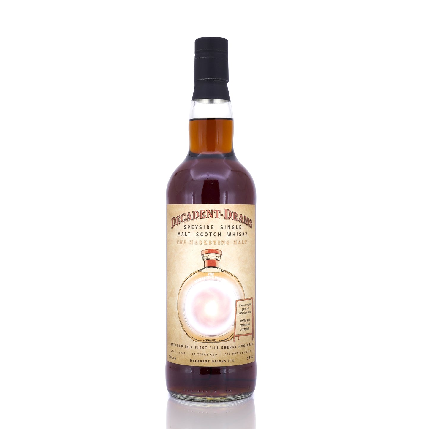 The Marketing Malt 16 Years Old 1st fill Sherry Hogshead Decadent Drams