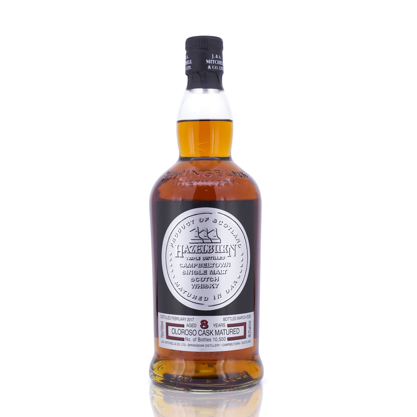 Hazelburn 8 Years Old Oloroso Cask Matured 48.2% 700ml