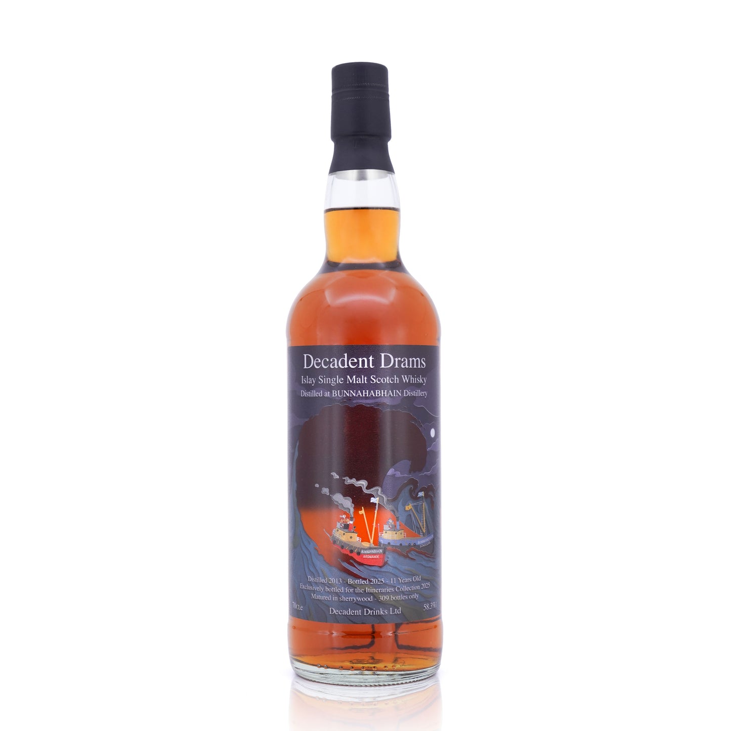 Bunnahabhain 11 Years Old 2013/2025 Itineraires Decadent Drinks 58.3% 700ml