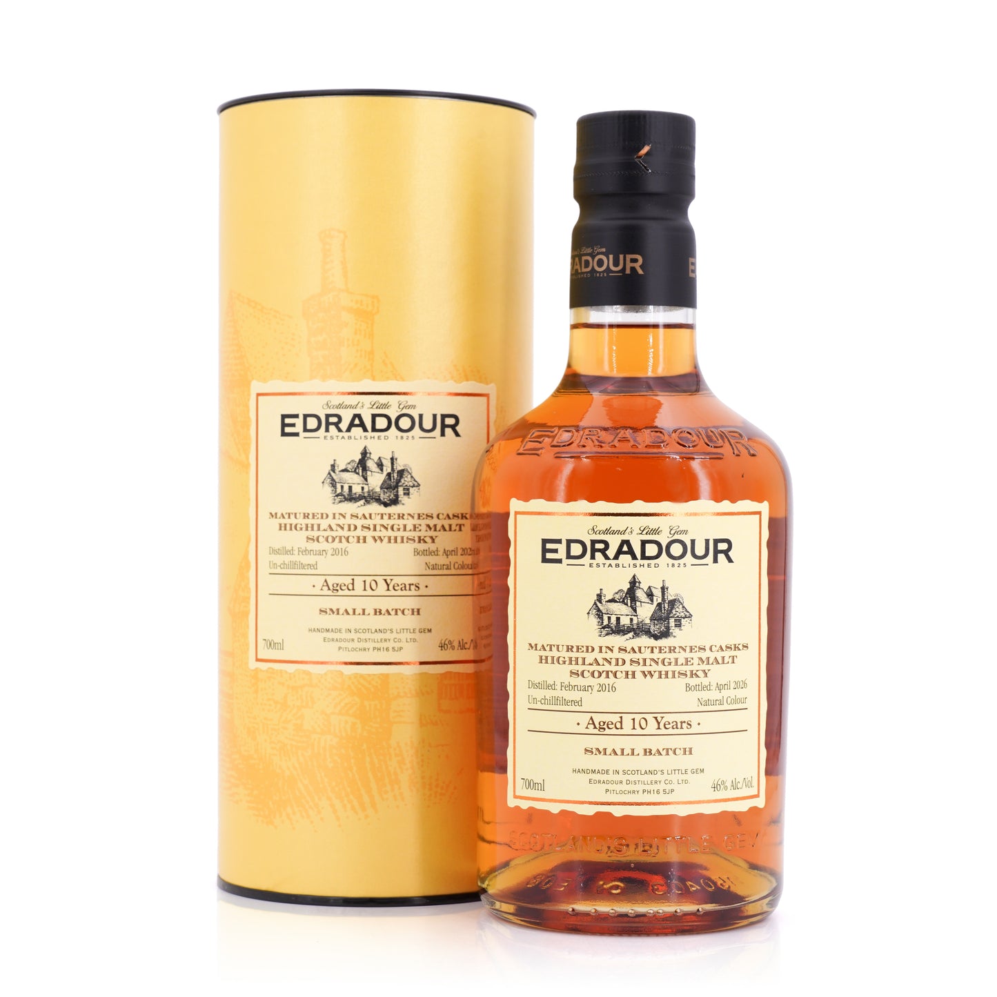 Edradour 10 Years Old 2016/2026 Sauternes Small Batch 46% 700ml