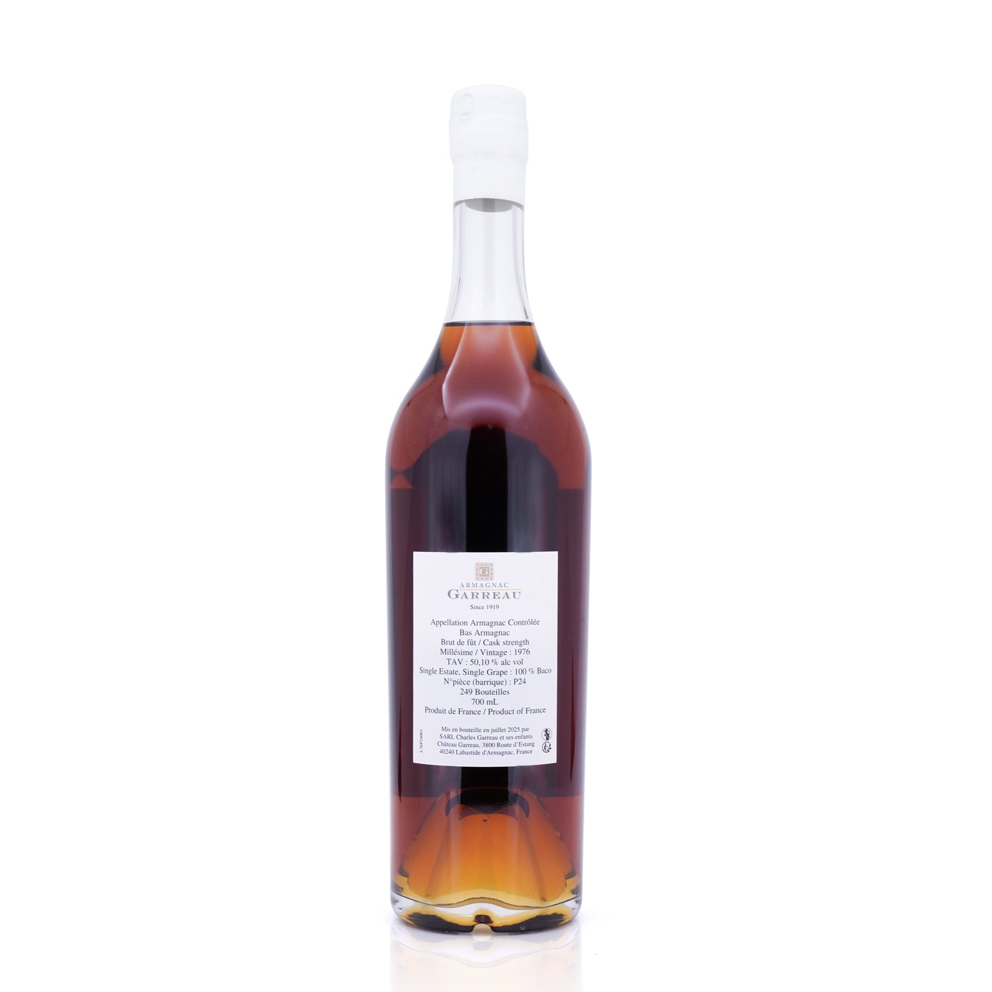 Armagnac Chateau Garreau 1976/2025 The Whisky Jury 50.1% 700ml