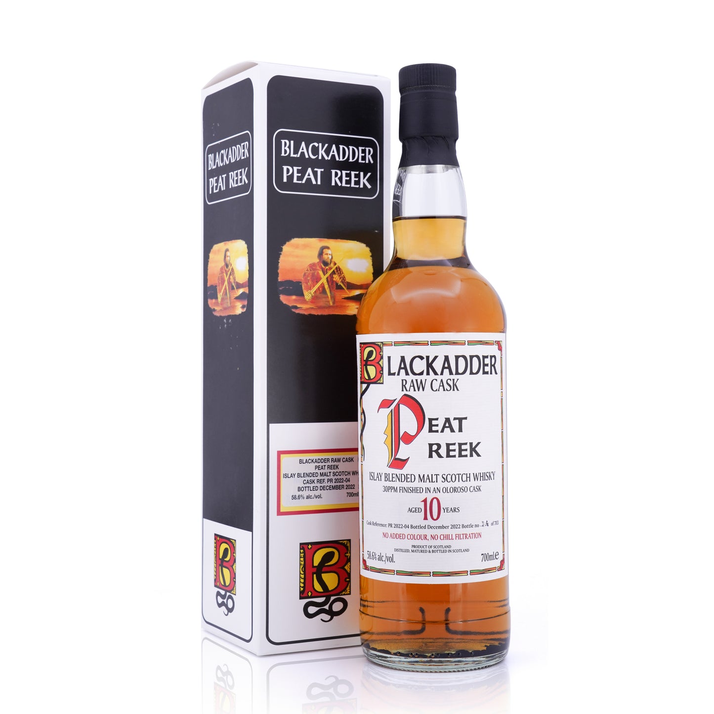 Peat Reek 10 Years Old 2022 Blackadder (BA) 58.6% 700ml