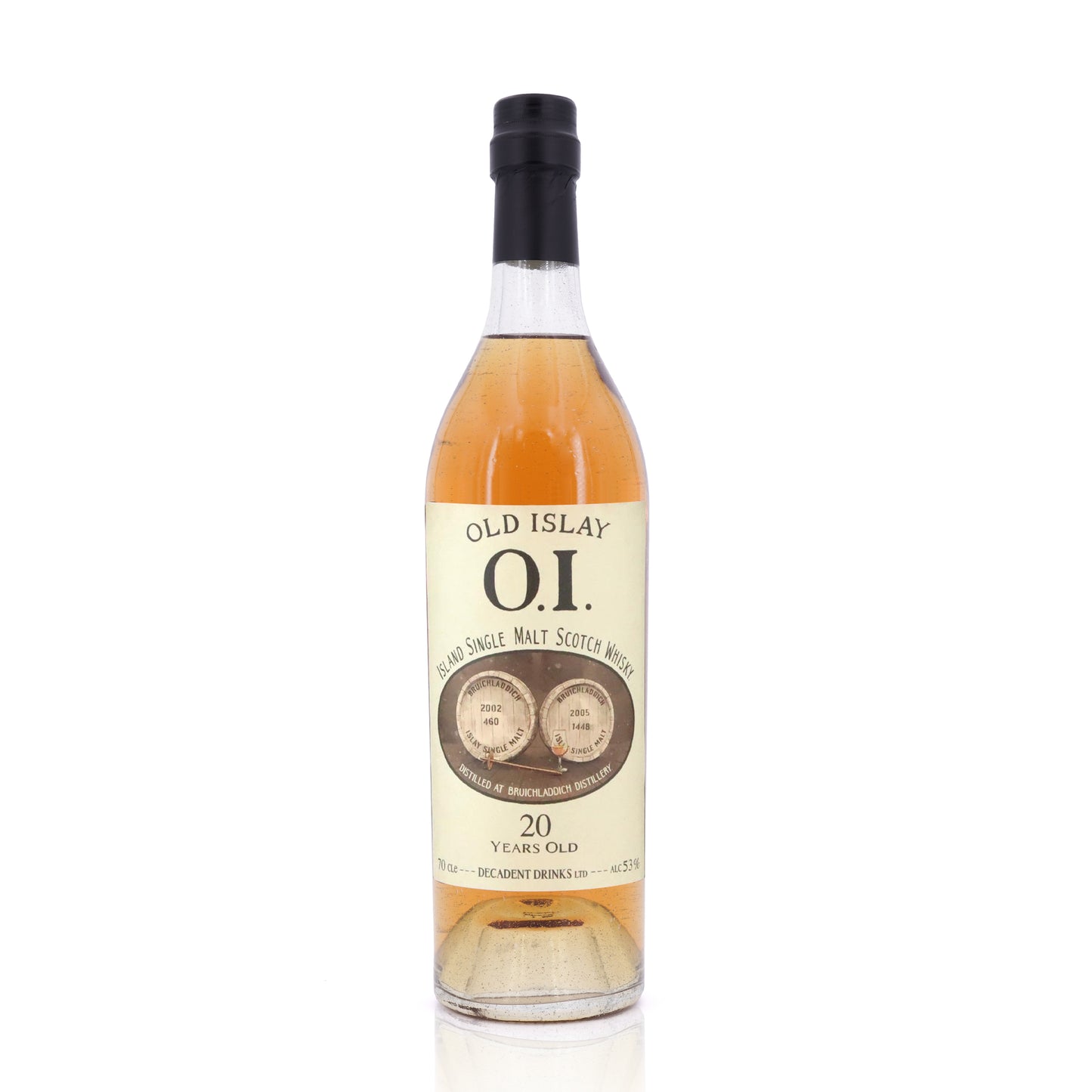 Bruichladdich 20 Years Old 2002&2005/2026 Old Islay Decadent Drinks 53% 700ml