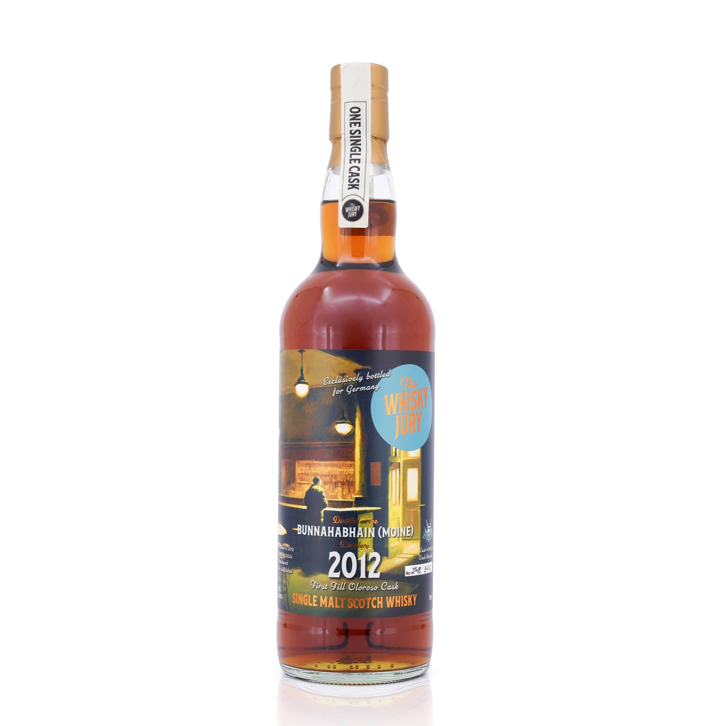 Bunnahabhain 12 Years Old 2012/2024 1st Fill Oloroso Sherry #09003 The Whisky Jury 56.8% 700ml (WF89)