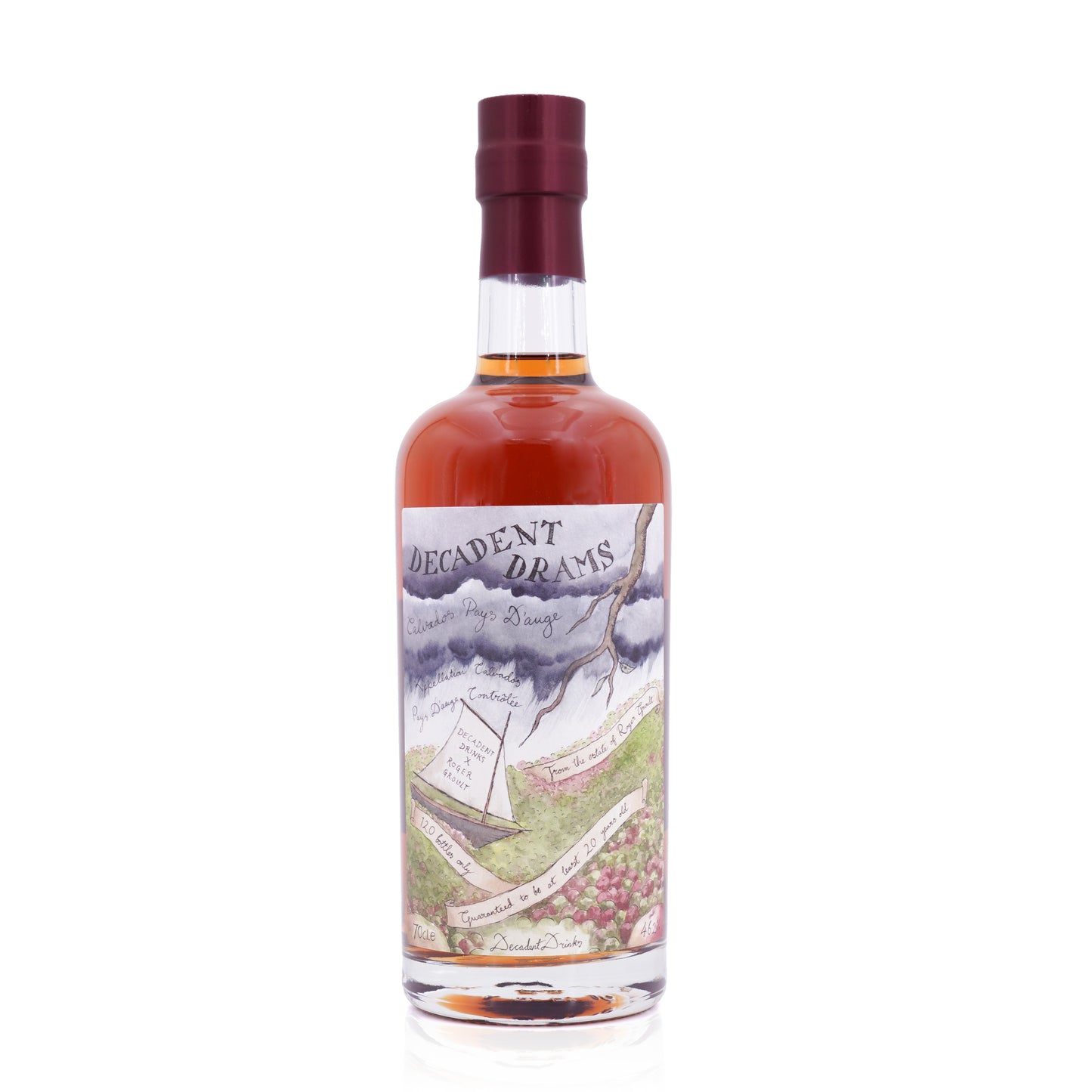 Calvados Groult 20 Years Old Decadent Drinks 46.2% 700ml