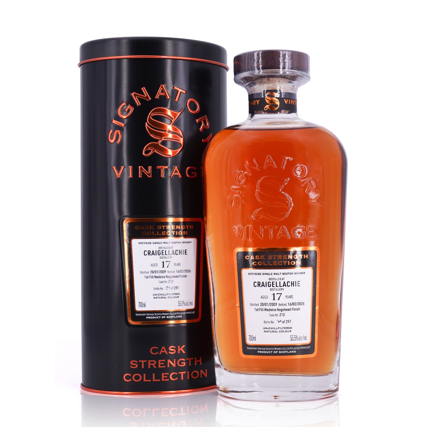 Craigellachie 17 Years Old 2009/2026 Signatory Vintage #210 55.5% 700ml