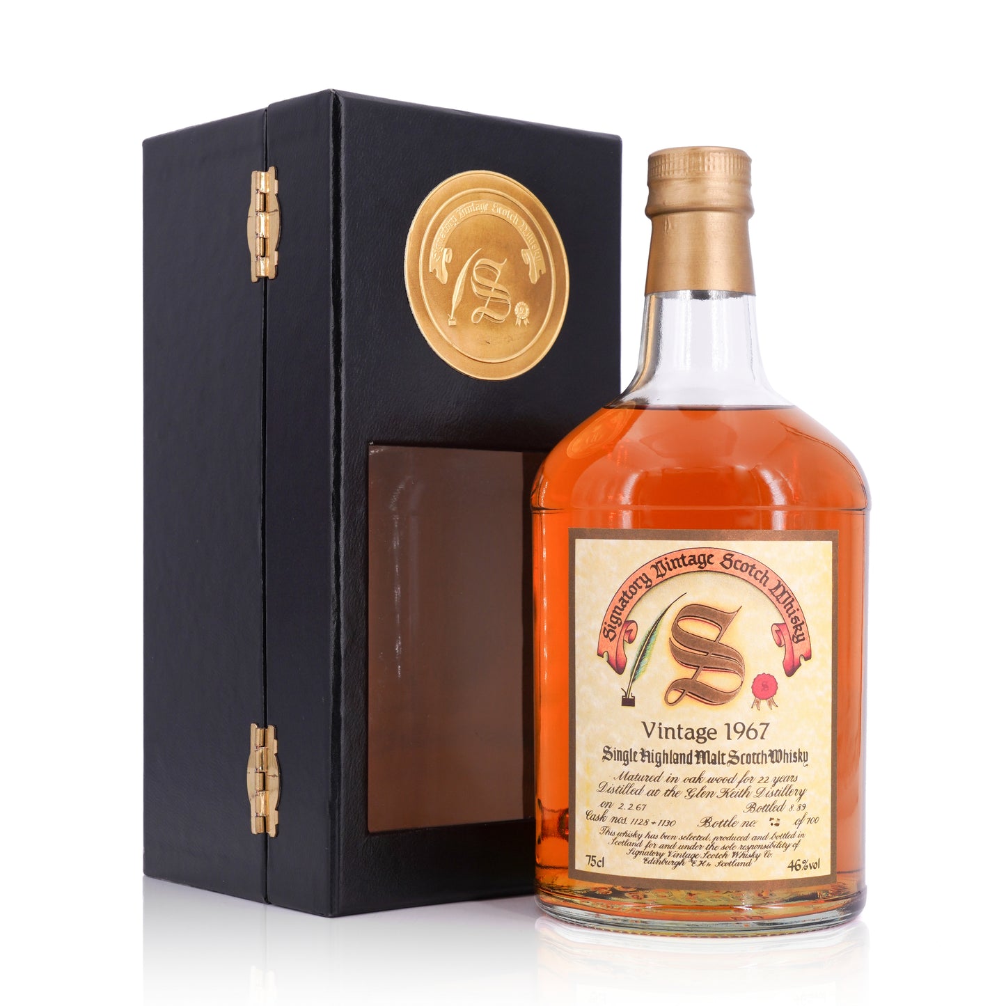 Glen Keith 22 Years Old 1967/1989 Dumpy Signatory Vintage 46% 750ml