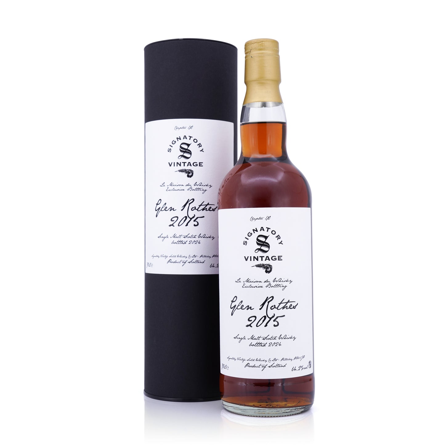 Glen Rothes 2015/2024 Plume 1st fill oloroso Sherry Butt Foundations Signatory Vintage 64.2% 700ml