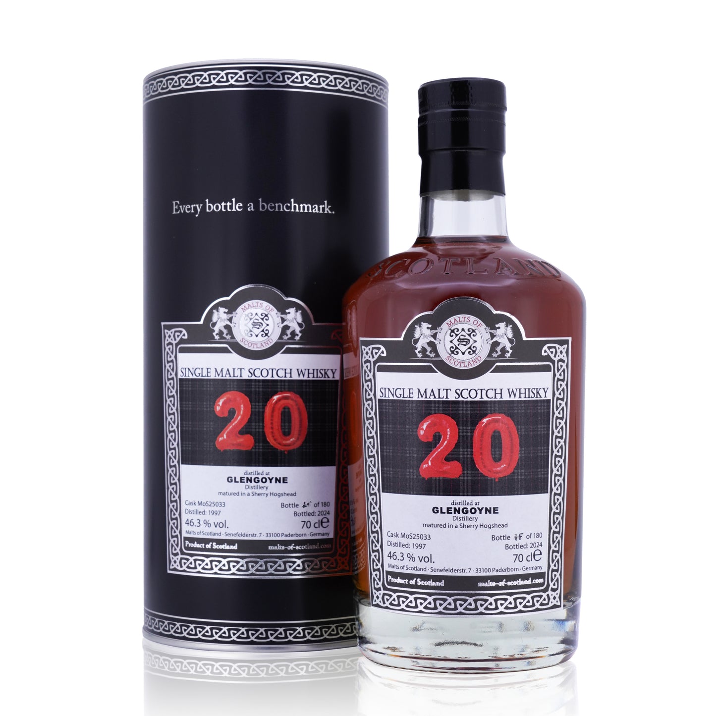 Glengoyne 1997/2024 Sherry Hogshead MoS25033 "20 Years MoS" Malts of Scotland