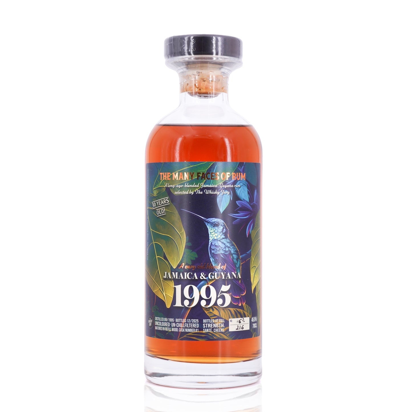 Guyana/Jamaica 30 Years Old 1995/2026 TWJ The Many Faces of Rum 45.5% 700ml
