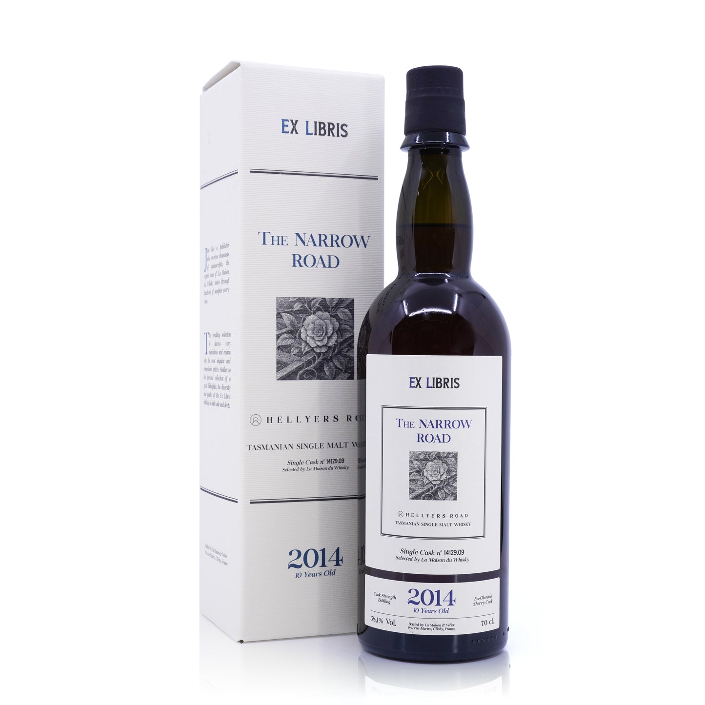 Hellyers Road 10 Years Old 2014/2025 Ex Libris The Narrow Road 58.1% 700ml