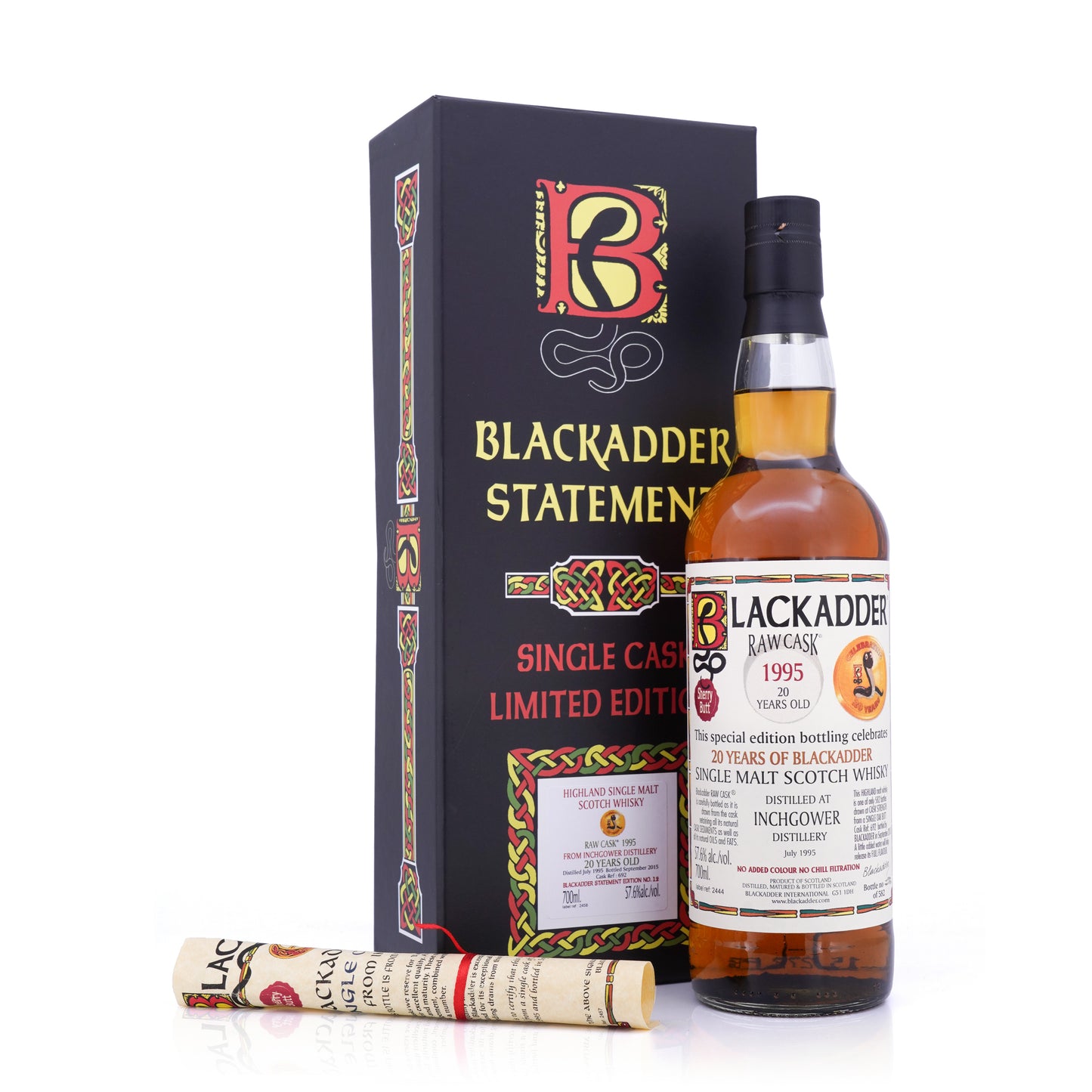 Inchgower 20 Years Old 1995/2015 Blackadder (BA) 57.6% 700ml