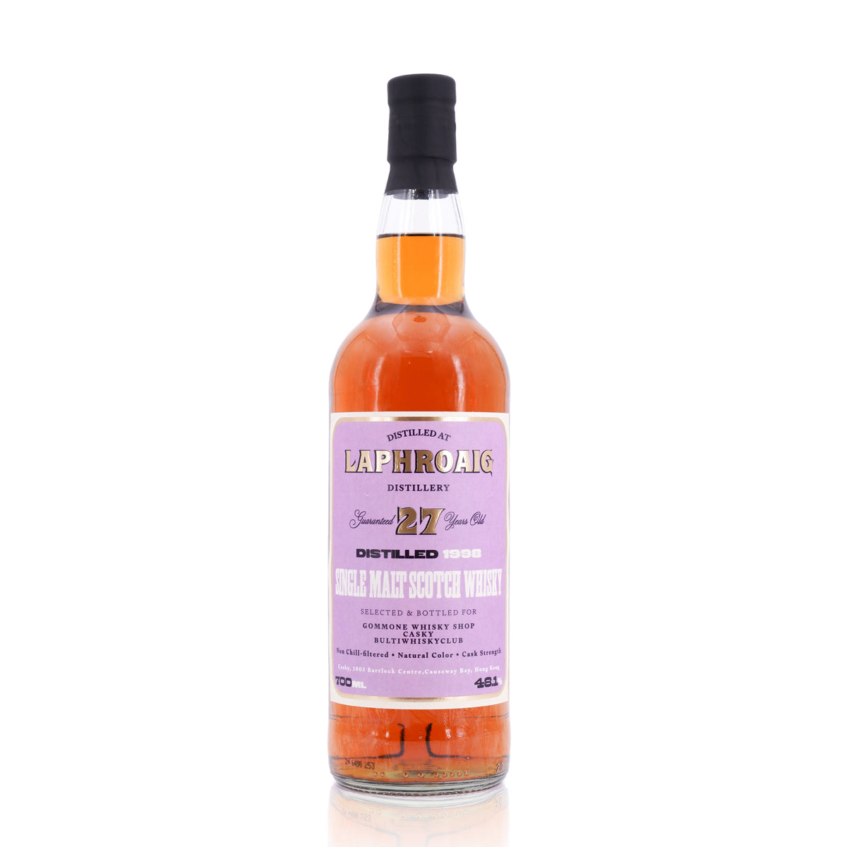 Laphroaig 27 Years Old 1998/2026 Refill Sherry Hogshead Cask 12198 48.1% 700ml