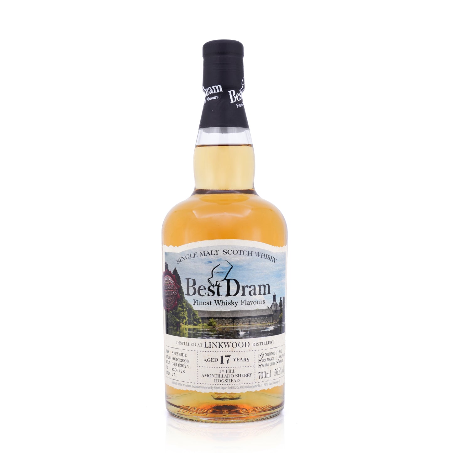 Linkwood 17 Years Old 2008/2025 Best Dram #306428 Amontillado Sherry 56.3% 700ml