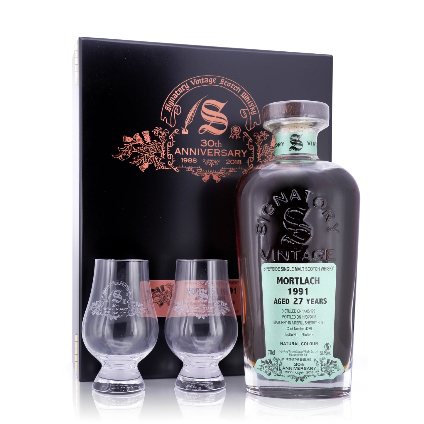 Mortlach 27 Year Old 1991/2018 Signatory Vintage 30th Anniversary 51.7% 700ml