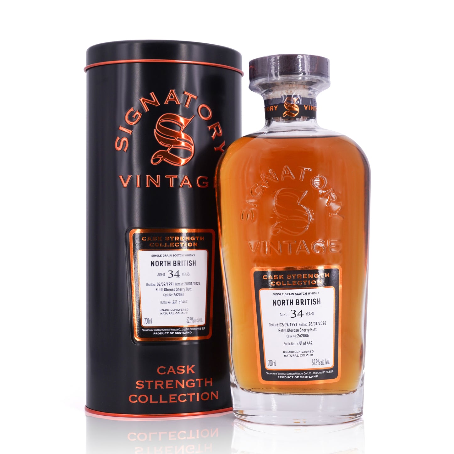 North British 34 Years Old 1991/2026 #262086 Signatory Vintage 52.9% 700ml