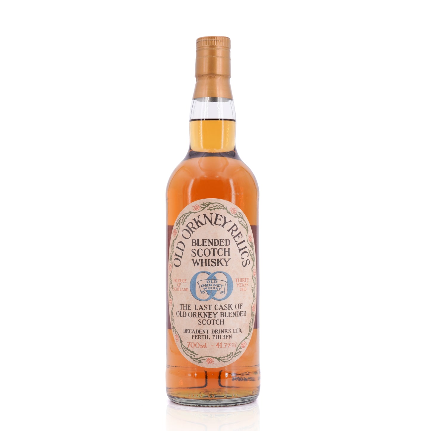 Old Orkney Relics 30 years old 1996/2026 Decadent Drinks 41.7% 700ml