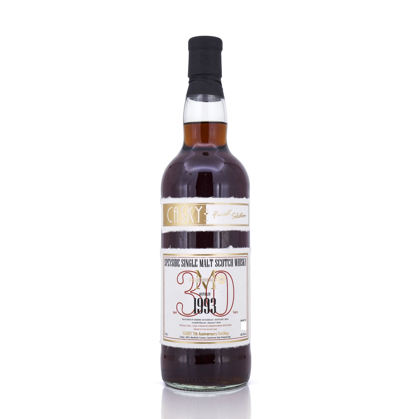 Speyside (M) Single Malt Scotch Whisky 1993-2024 30yo Sherry Hogshead Casky Finest Selection 49.7% 700ml