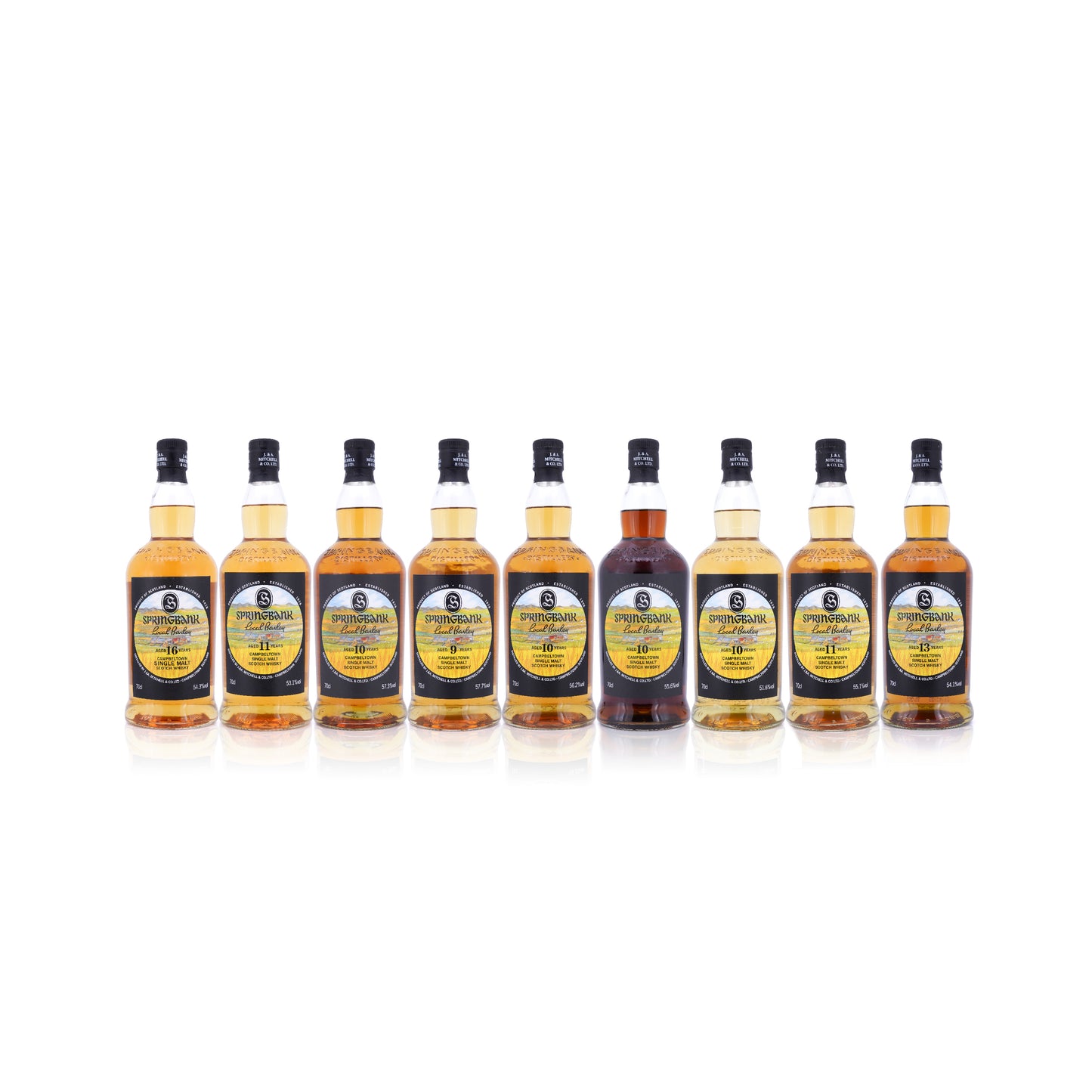 Springbank Local Barley Full Set 9 x 700ml