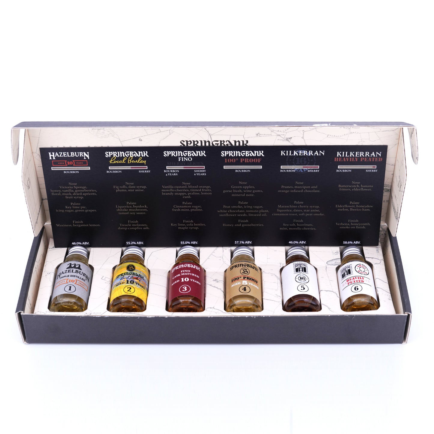 Springbank & Kilkerran Tasting Pack (Nov 2025) 6x2cl Whisky Samples