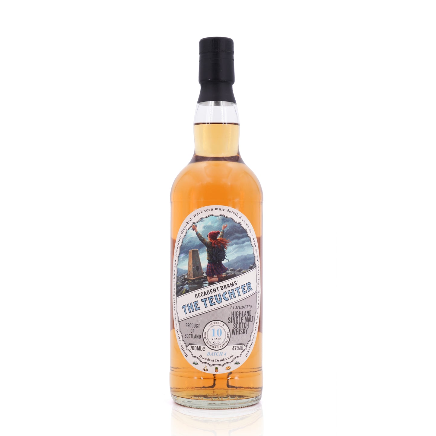 The Teuchter 10 Years Old 2016/2026 Batch 4 Decadent Drinks 47% 700ml