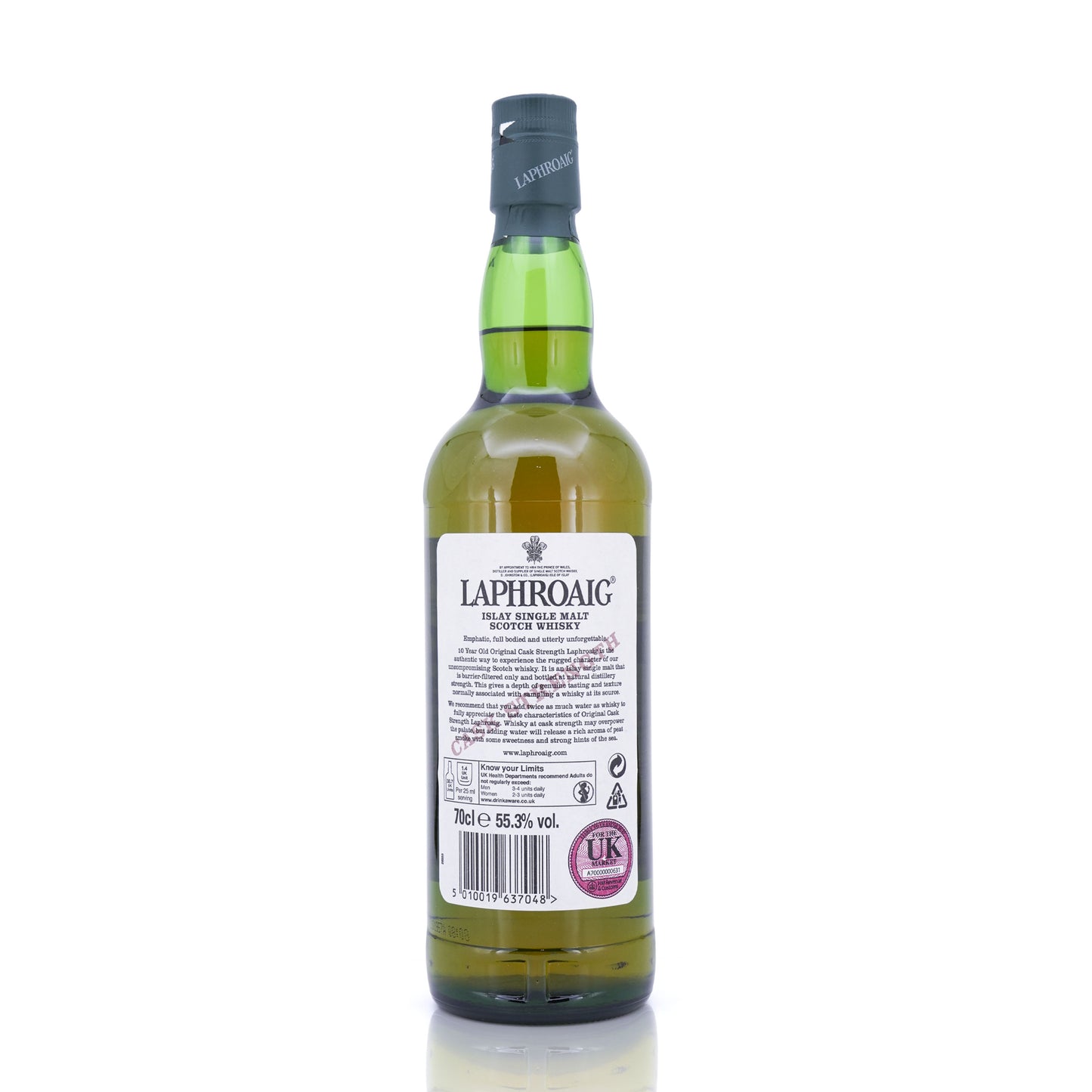 Laphroaig 10 Years Old lslay Single Malt Scotch Whisky Batch 003 55.3% 700ml
