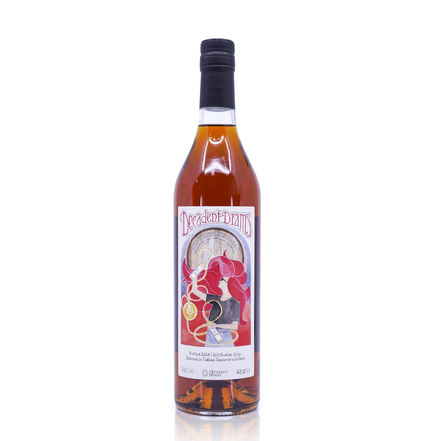 Vallein Tercinier 60/78 1960+1978/2024 Fine Champagne Cognac Decadent Drinks 48.2% 700ml (WF90)