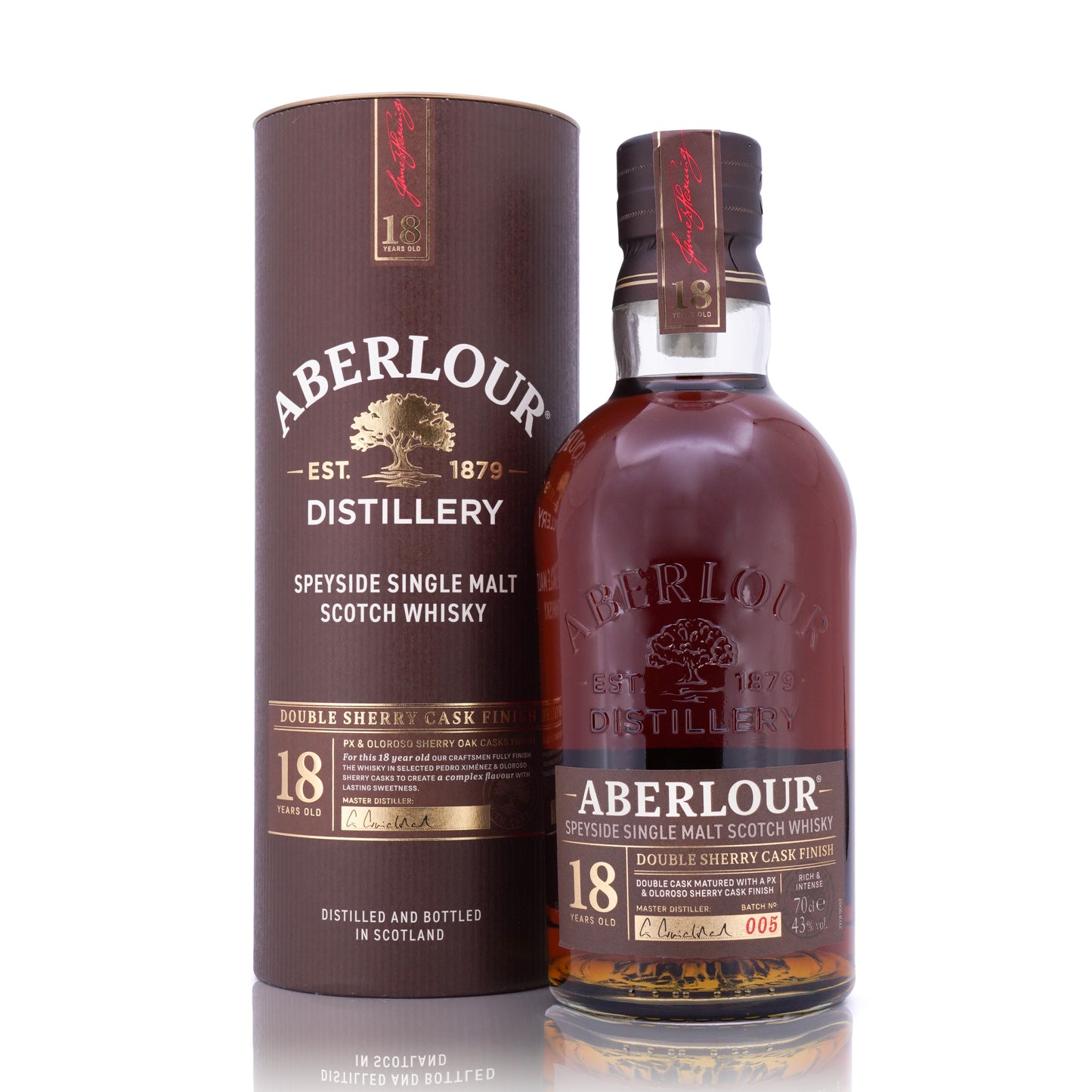 Aberlour 18 Years Old Double Sherry Cask Finish No.005 43% 700ml