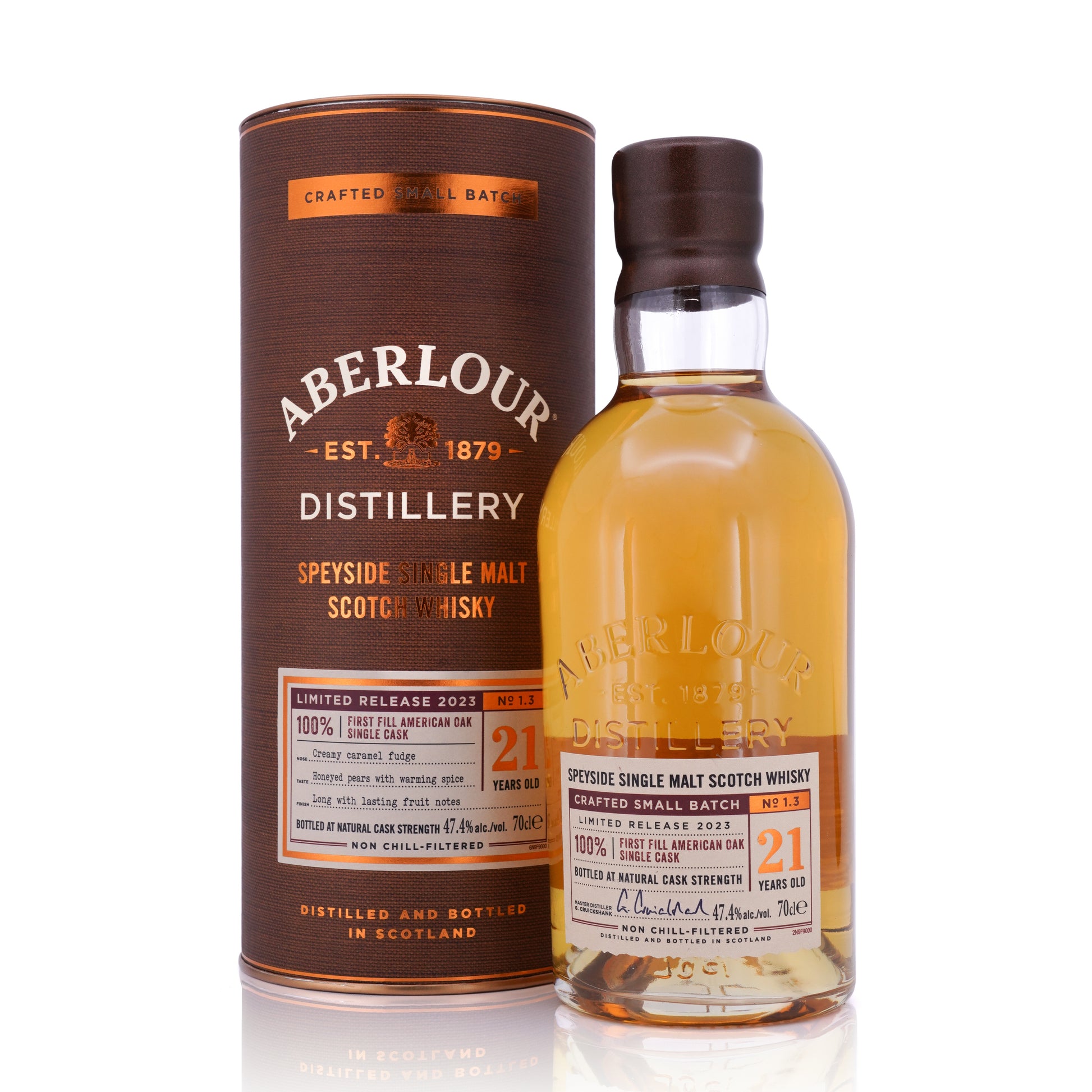 Aberlour 21 Year Old First Fill American Oak New Vibrations LMDW 47.4% Maltism Aberlour 21 Year Old First Fill American Oak New Vibrations LMDW 47.4% Maltism