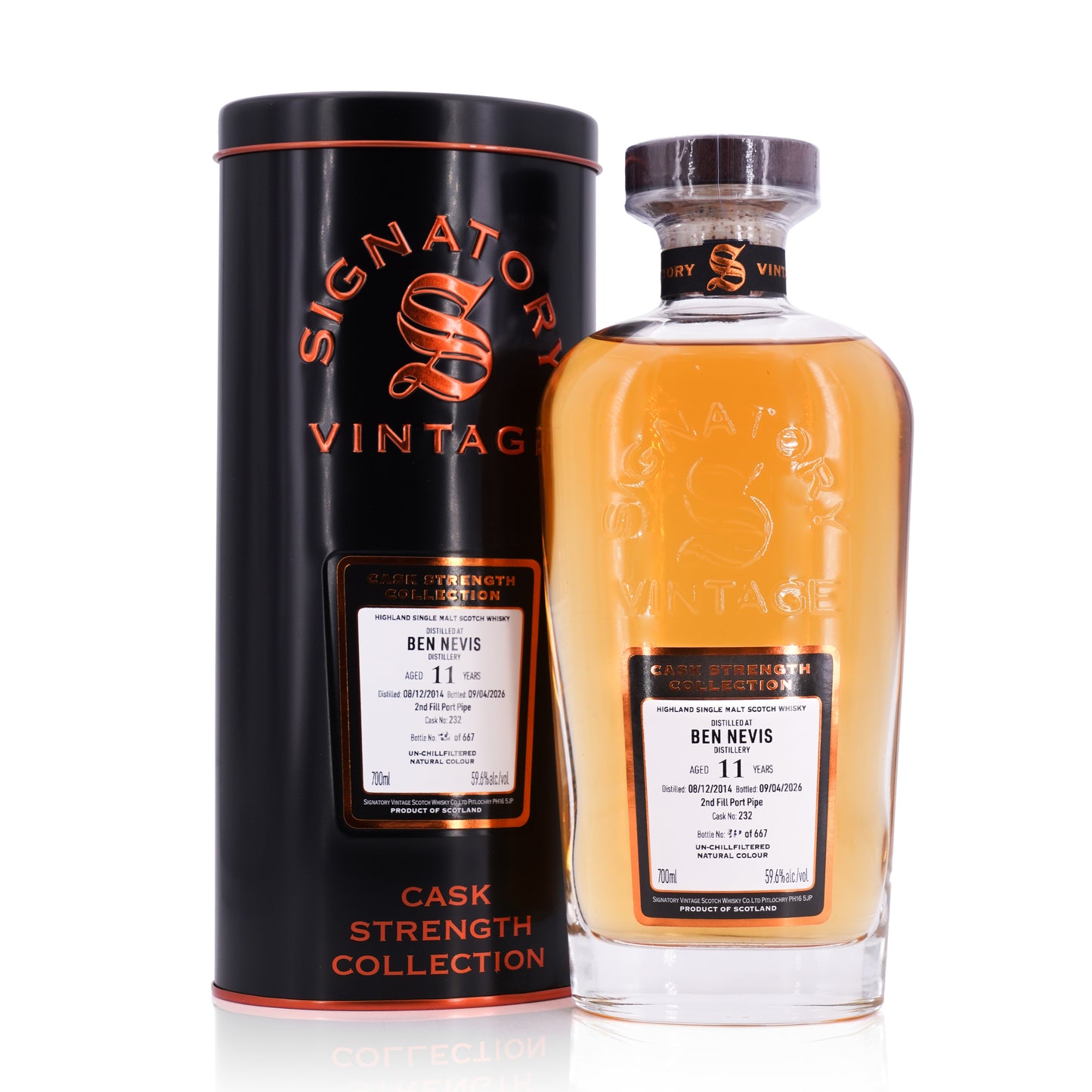 Ben Nevis 11 Years Old 2014/2026 Cask Strength #232 Signatory Vintage 59.6% 700ml