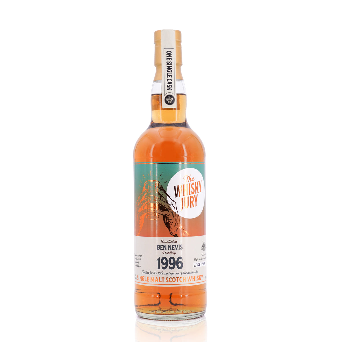 Ben Nevis 29 Years Old 1996/2026 The Whisky Jury #1860 44.4% (WN91)