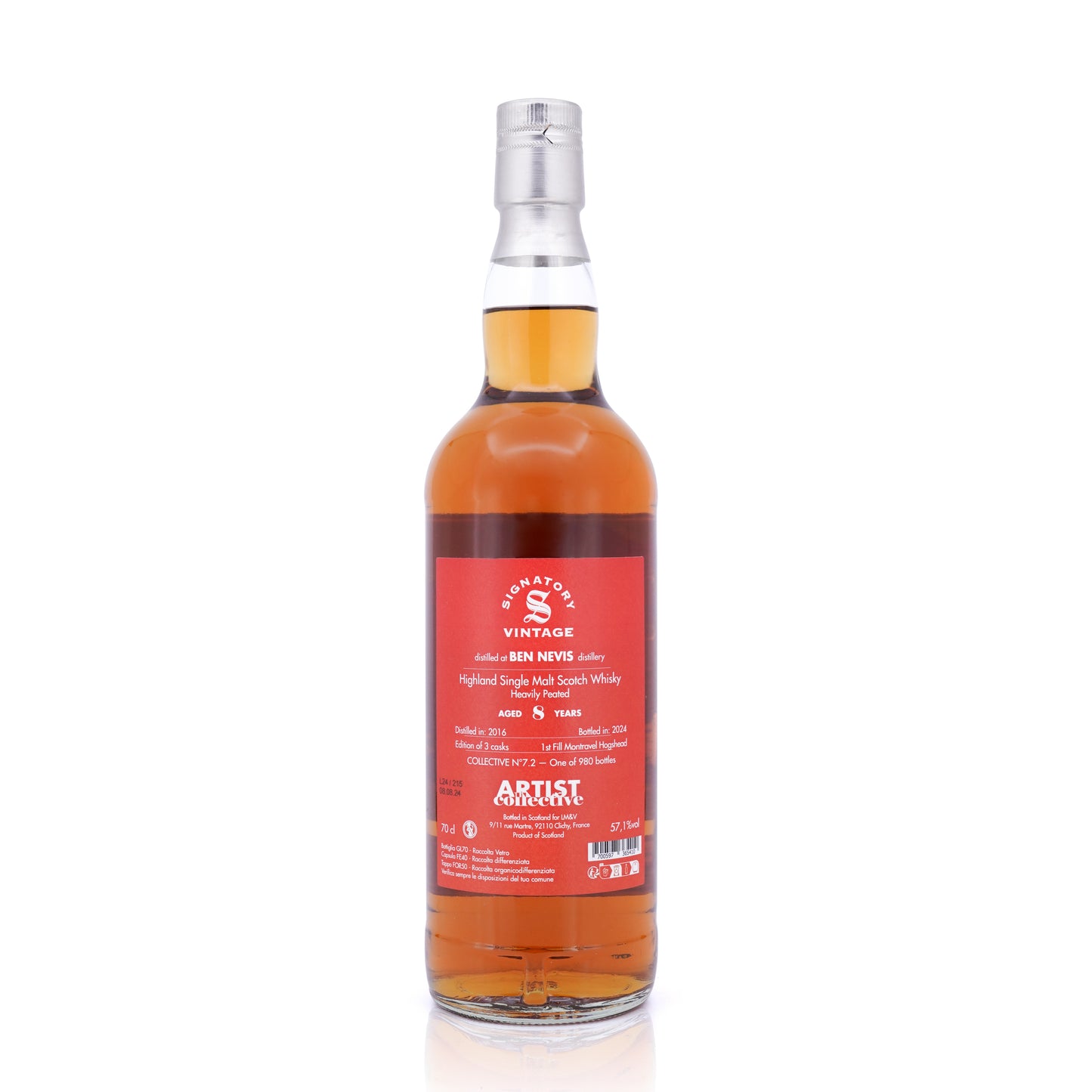 Ben Nevis 8 Years Old 2016/2024 Peated Artist Collective 7.2 57.1% 700ml
