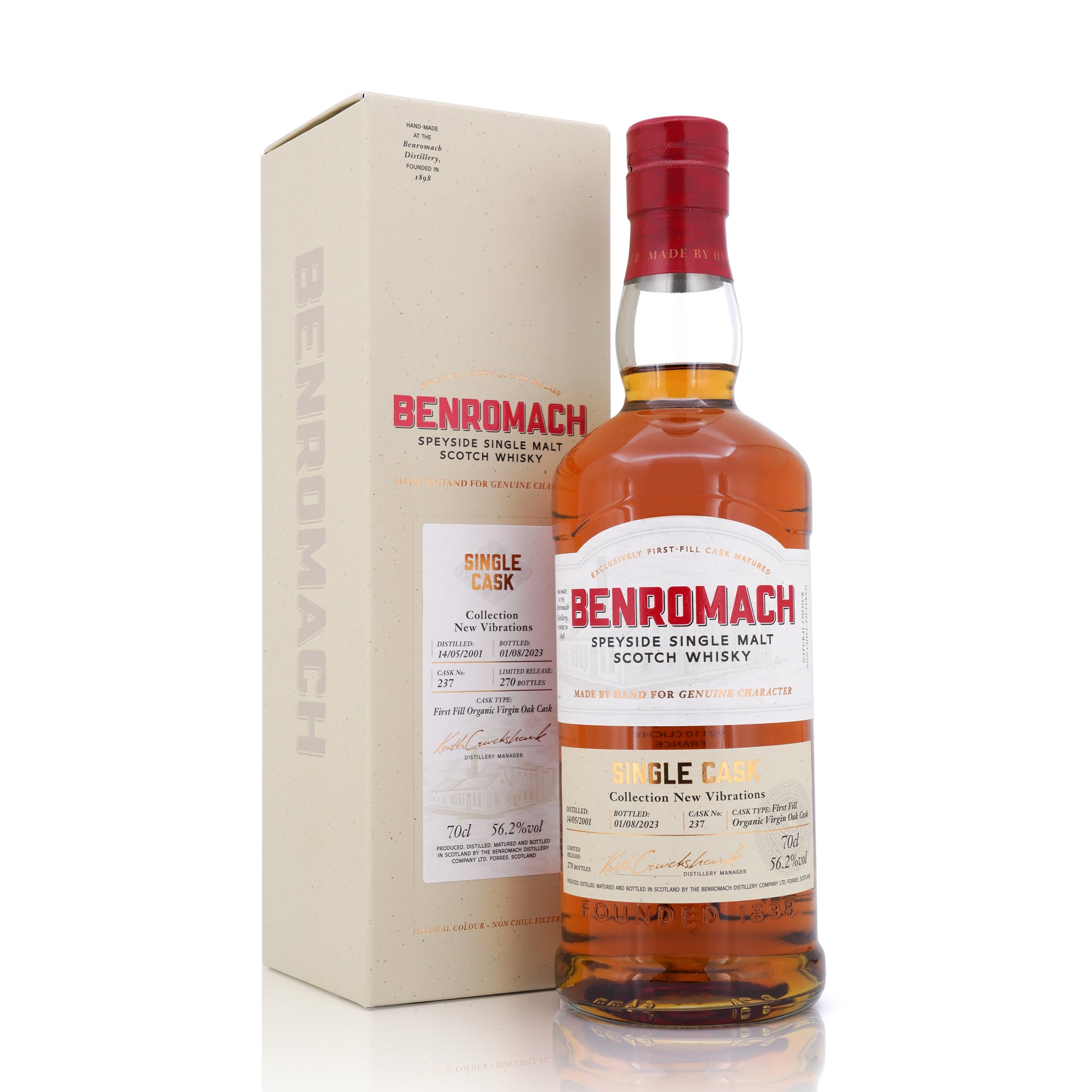 Benromach 22 Years Old 2001/2023 #237 New Vibrations LMDW 56.2% 700ml Maltism Benromach 22 Years Old 2001/2023 #237 New Vibrations LMDW 56.2% 700ml Maltism