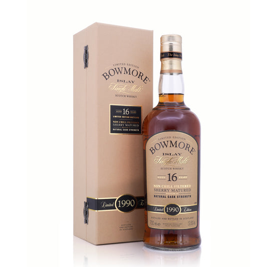 Bowmore 16 years old 1990/2006 Original Bottling d. Matured in Sherry Wood 53.8% 700ml