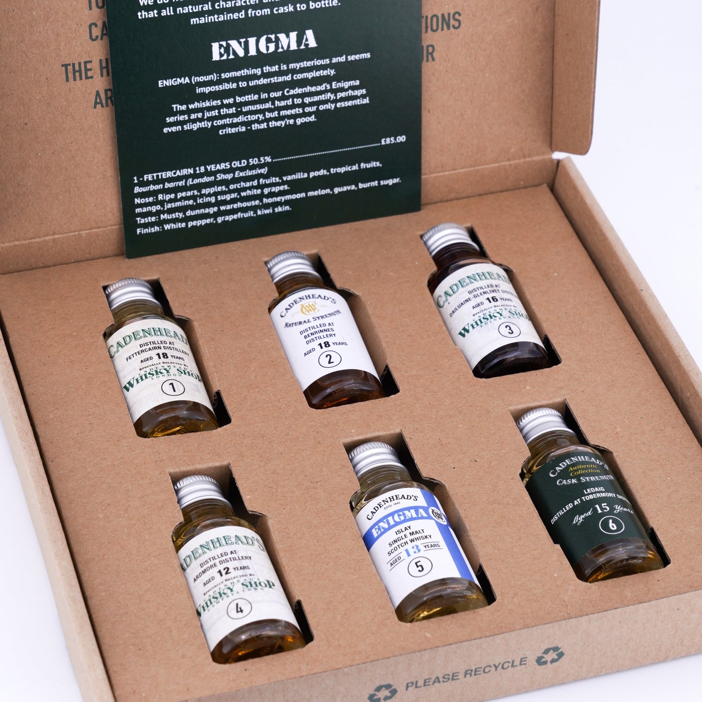 Cadenhead's Authentic Collection November 2025 (6x2cl whisky samples)