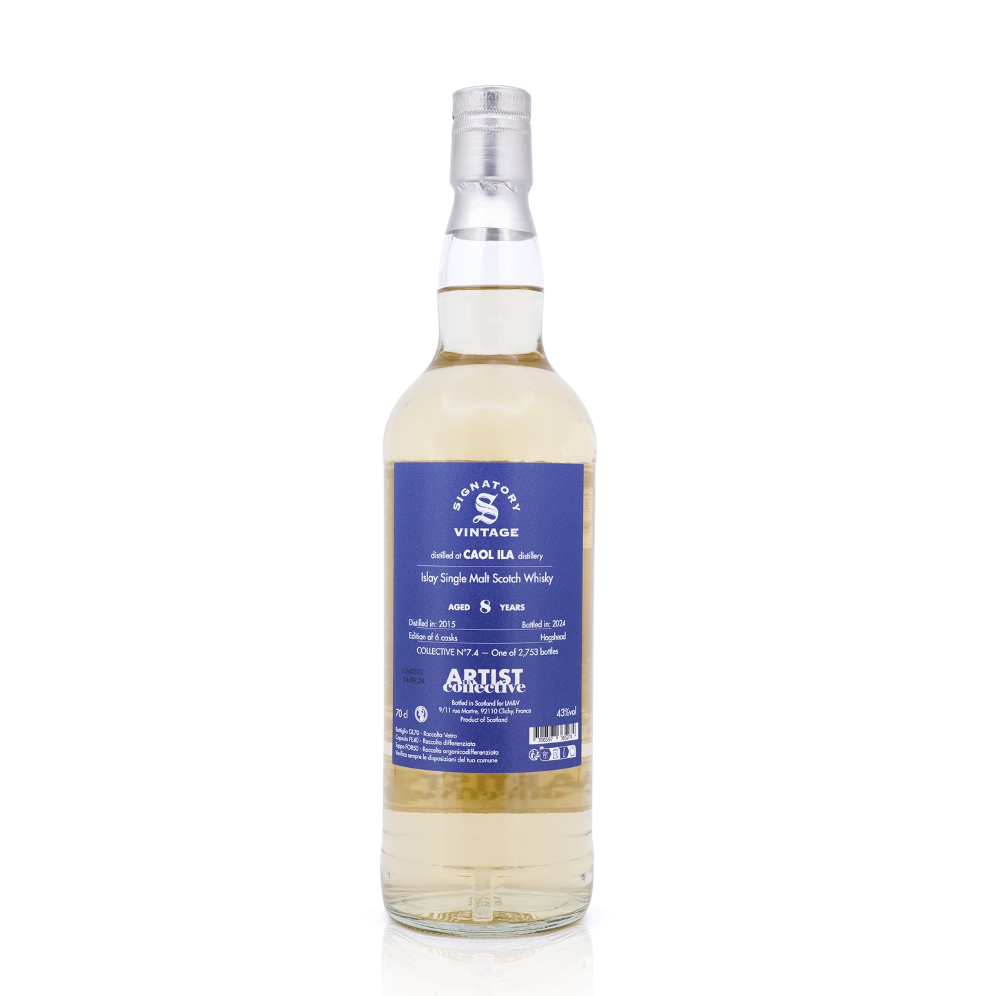 Caol Ila 8 Years Old 2015/2024 Artist Collective 7.4 LMDW 43% 700ml
