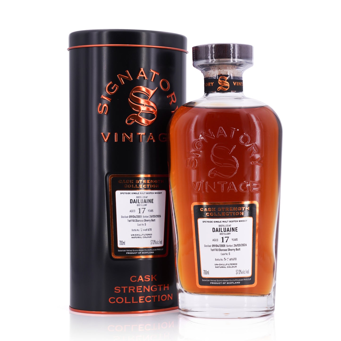 Dailuaine 17 Years Old 2008/2026 #5 Signatory Vintage 57% 700ml