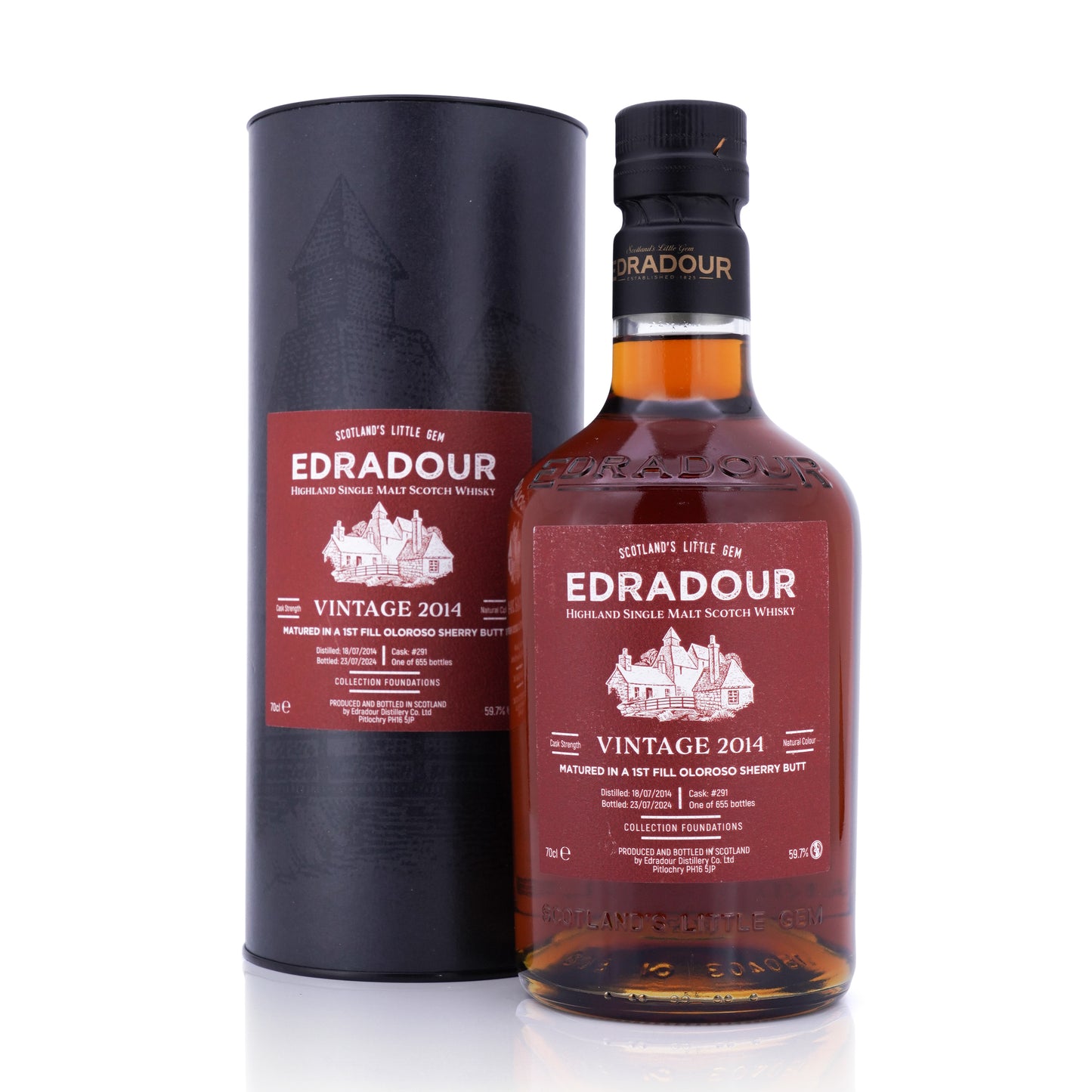 Edradour 10 Years Old 2014/2024 Sherry Butt LMDW Foundations 59.7% 700ml