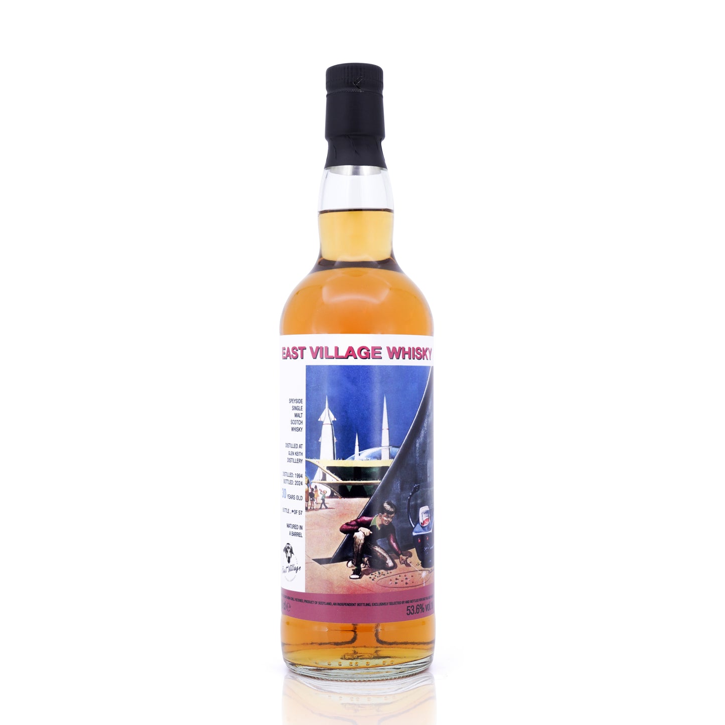 Glen Keith 30 Years Old 1994/2024 Bourbon Barrel East Village Whisky Company 53.6% 700ml (WB91)