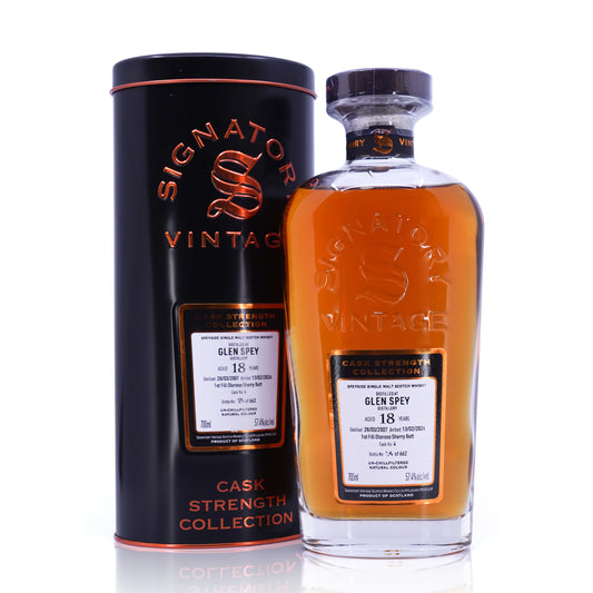Glen Spey 18 Years Old 2007/2026 Cask Strength #4 57.4% 700ml
