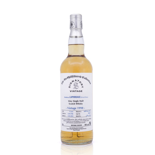 Laphroaig 15 Years Old 1998/2014 cask no.700357 Signatory Vintage 46% 700m