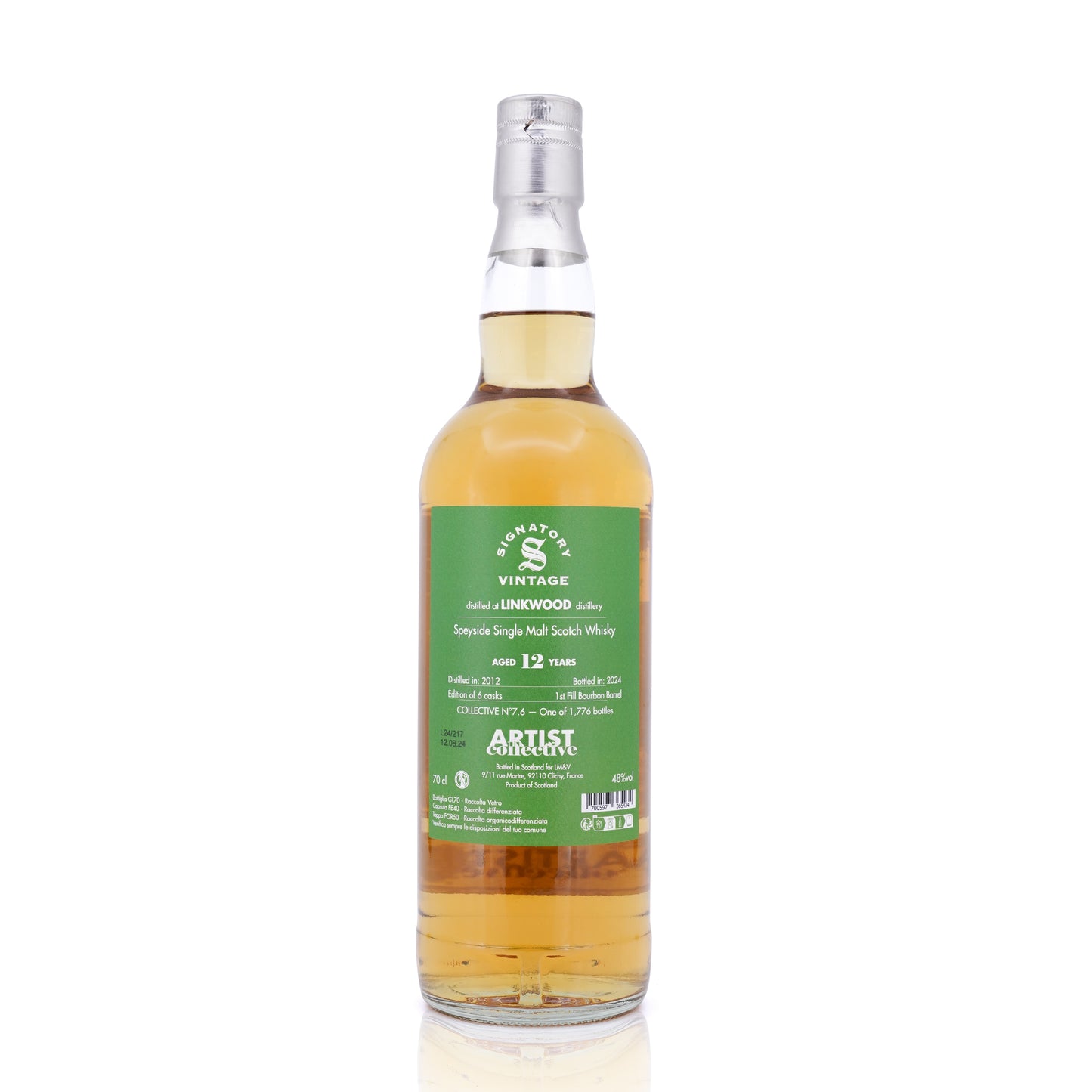 Linkwood 12 Years Old 2012/2024 Artist Collective 7.6 LMDW 48% 700ml