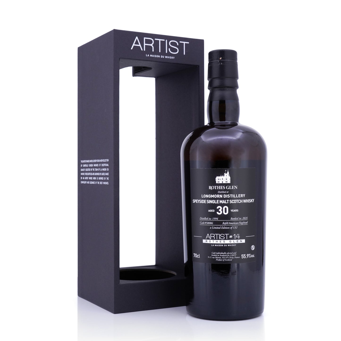 Longmorn 30 Years Old 1994/2024 Artist #14 Rothes Glen LMDW 55.9% 700ml (WF92)
