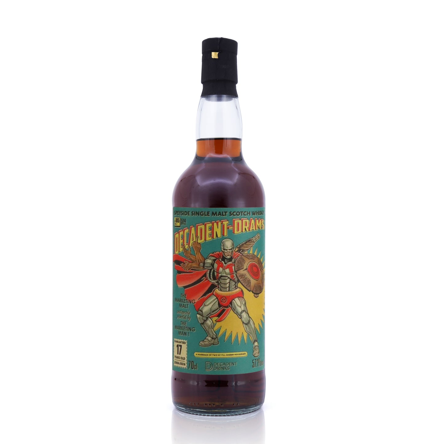 Marketing Malt 17 Years Old 2008/2026 Decadent Drinks 57.1% 700ml(WN90)