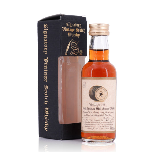 Miltonduff 17 Years Old 1981/1998 Signatory Vintage 58.4% 50ml