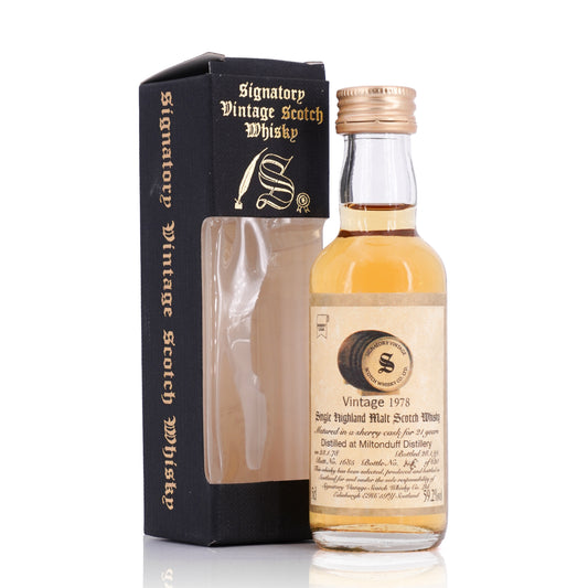 Miltonduff 21 Years Old 1978/1999 Signatory Vintage 59.2% 50ml