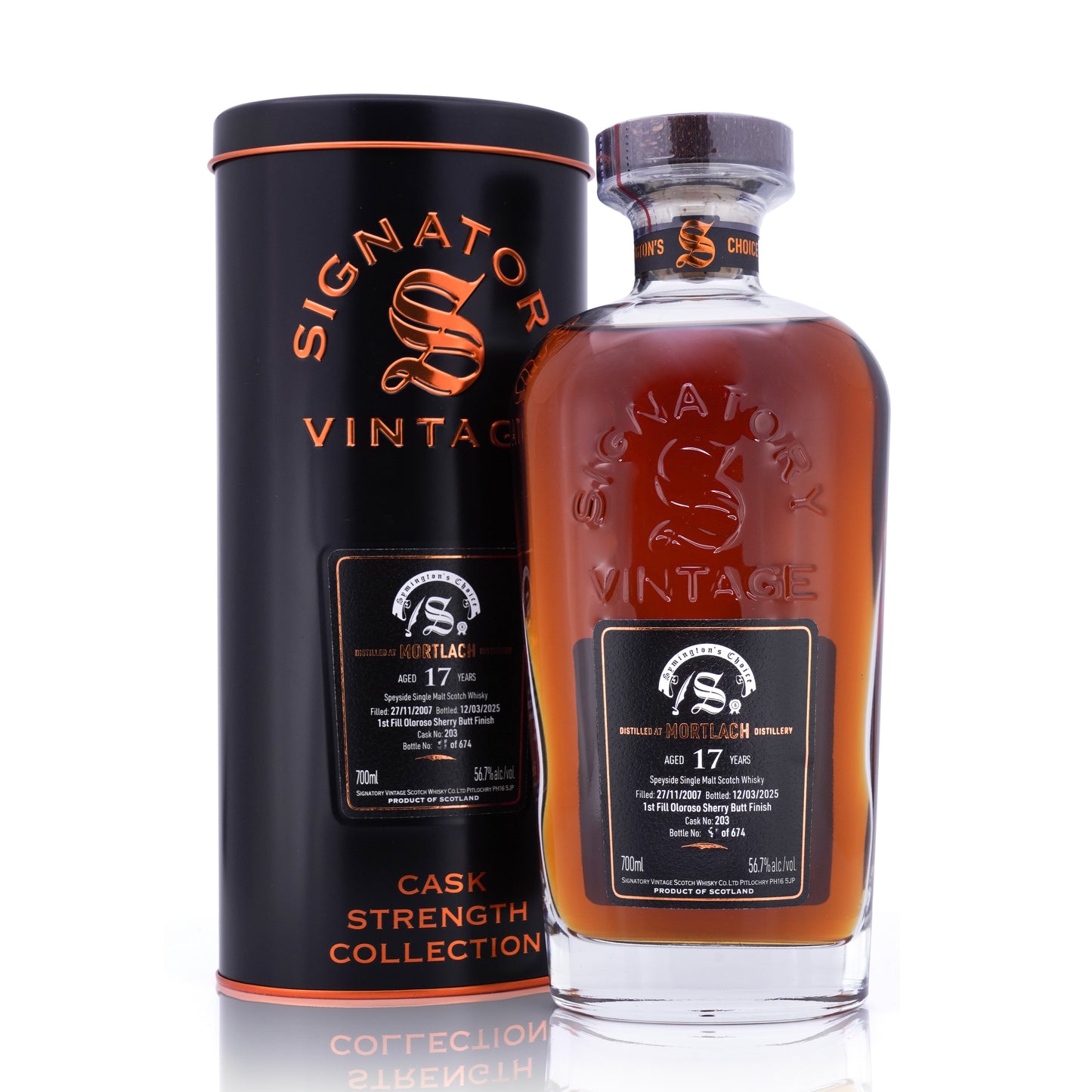 Mortlach 17 Years Old 2007/2025 Symington's Choice #203 56.7% 700ml