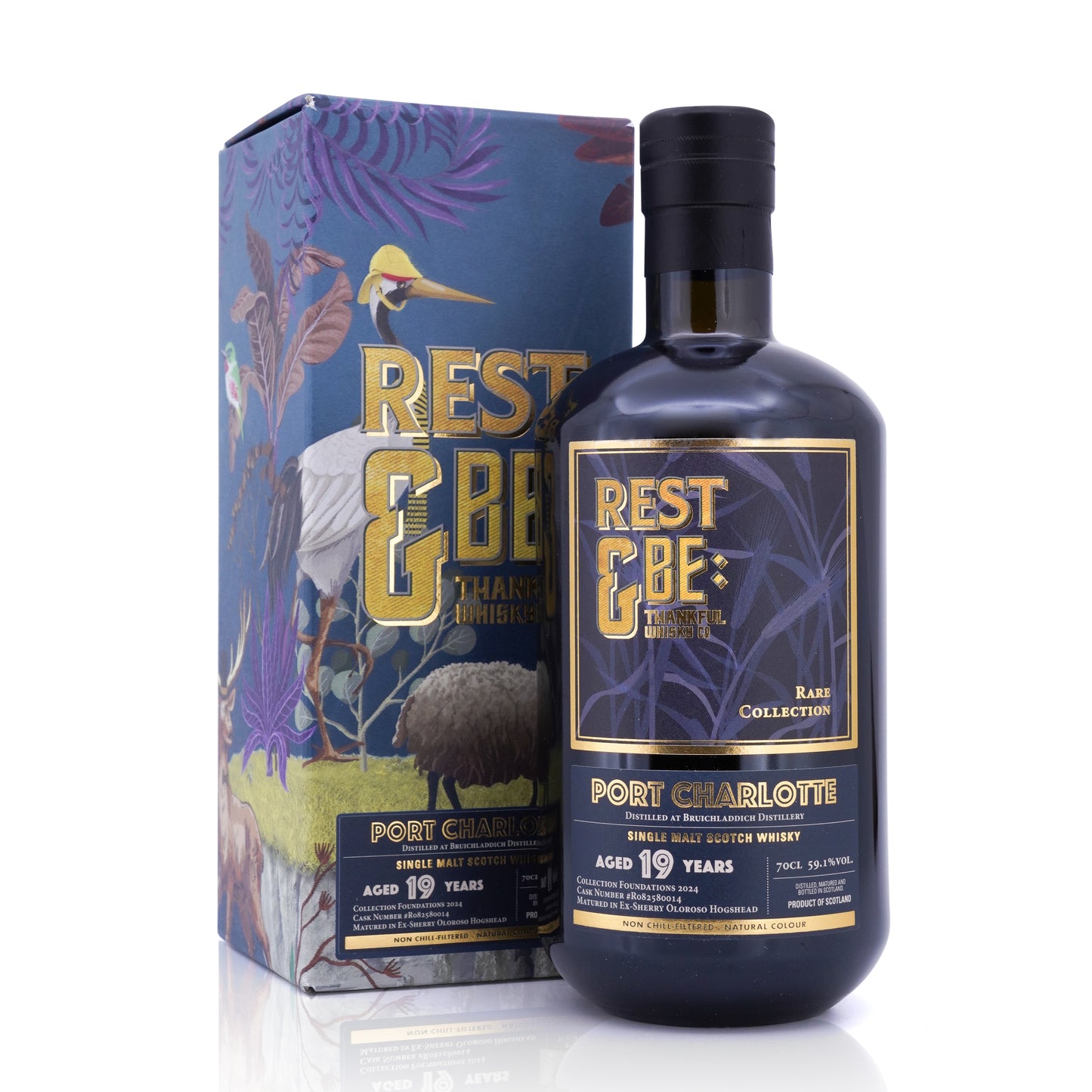 Port Charlotte 19 Years Old 2004/2024 Sherry Cask Foundations Rest & Be Thankful 59.1% 700ml (WF90)