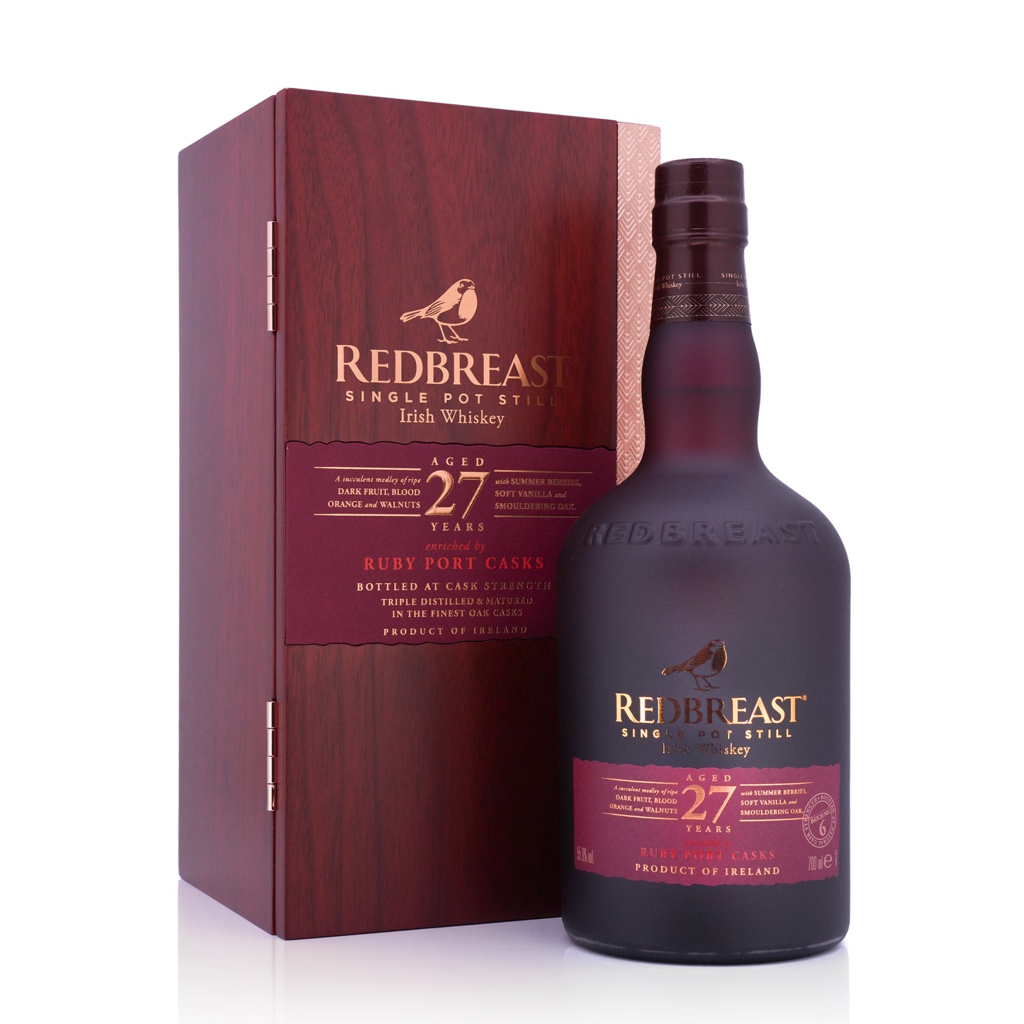 Redbreast 27 Years Old Port Casks Cask Strength Batch #6 55.9% 700ml（WB91）
